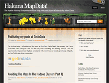 Tablet Screenshot of hakunamapdata.com